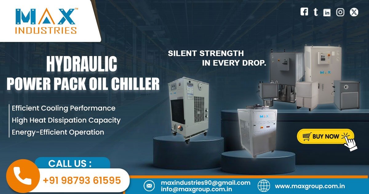 Hydraulic Power Pack Oil Chiller in Rajasthan