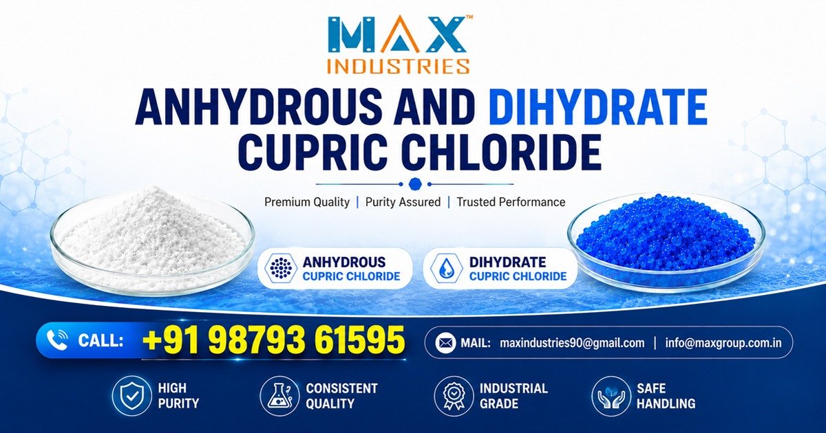 Anhydrous and Dihydrate Cupric Chloride in Uttarakhand