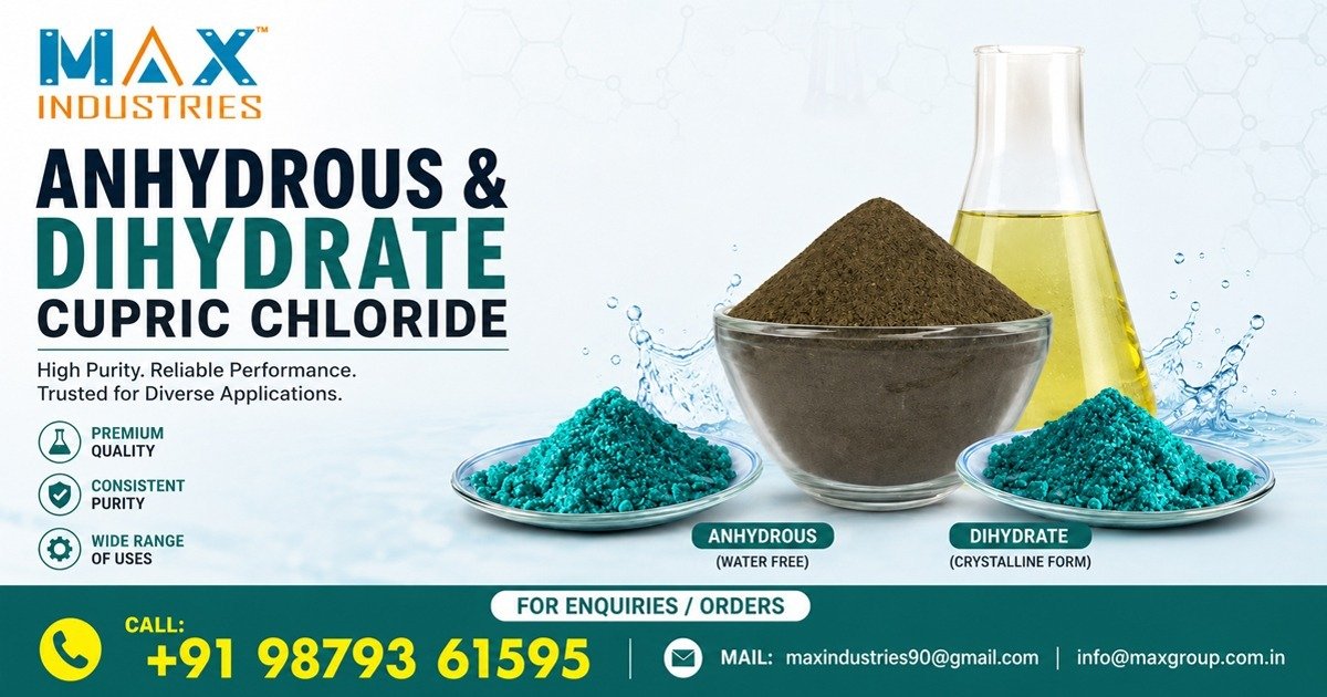 Anhydrous and Dihydrate Cupric Chloride in Goa
