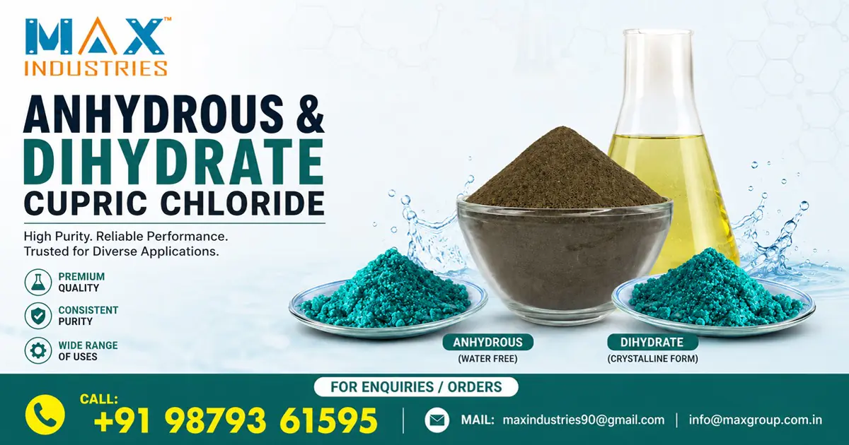 Anhydrous and Dihydrate Cupric Chloride in Goa