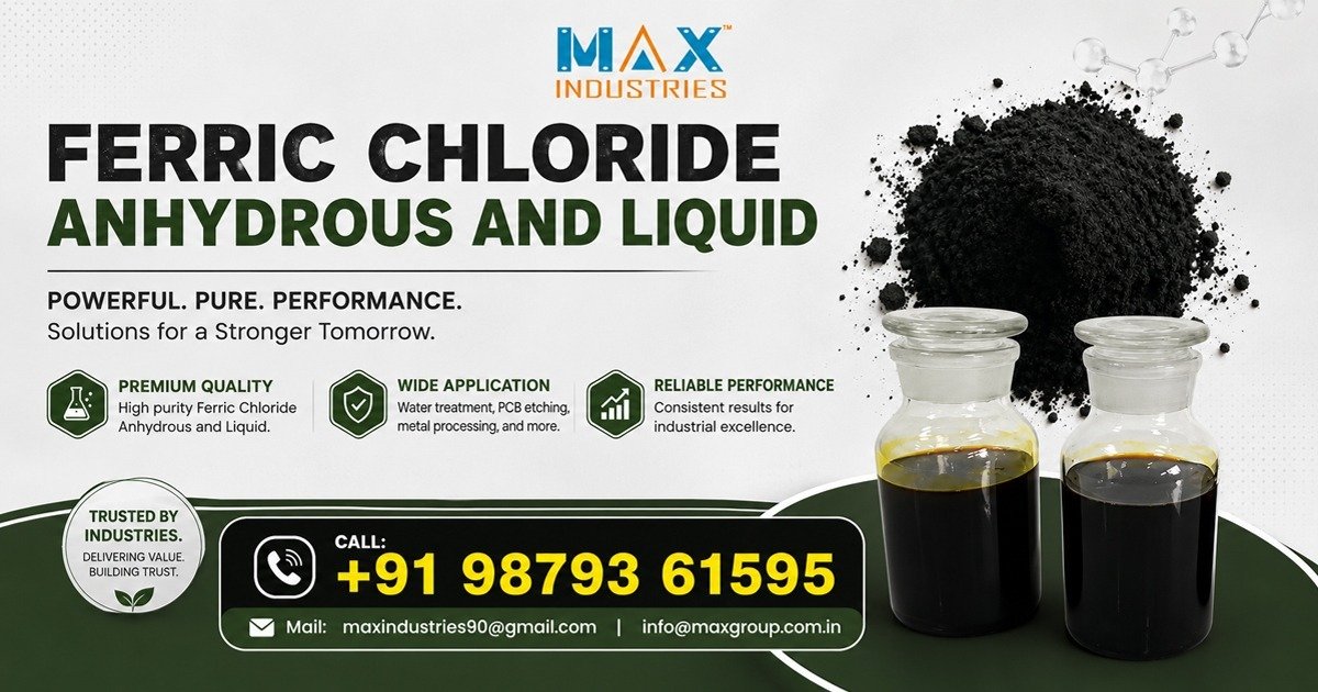 Ferric Chloride Anhydrous and Liquid Supplier in Goa