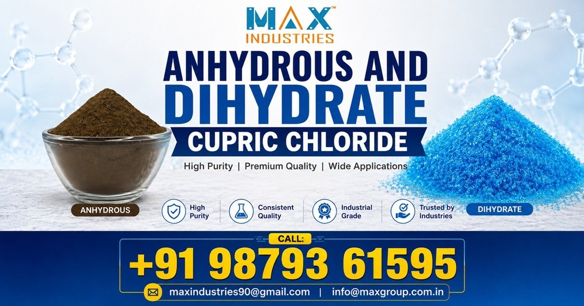 Anhydrous and Dihydrate Cupric Chloride in India