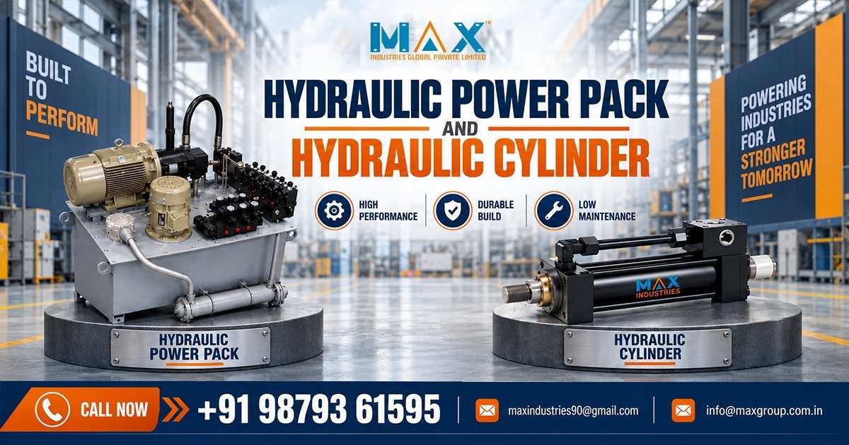 Hydraulic Power Pack and Hydraulic Cylinder in Gujarat